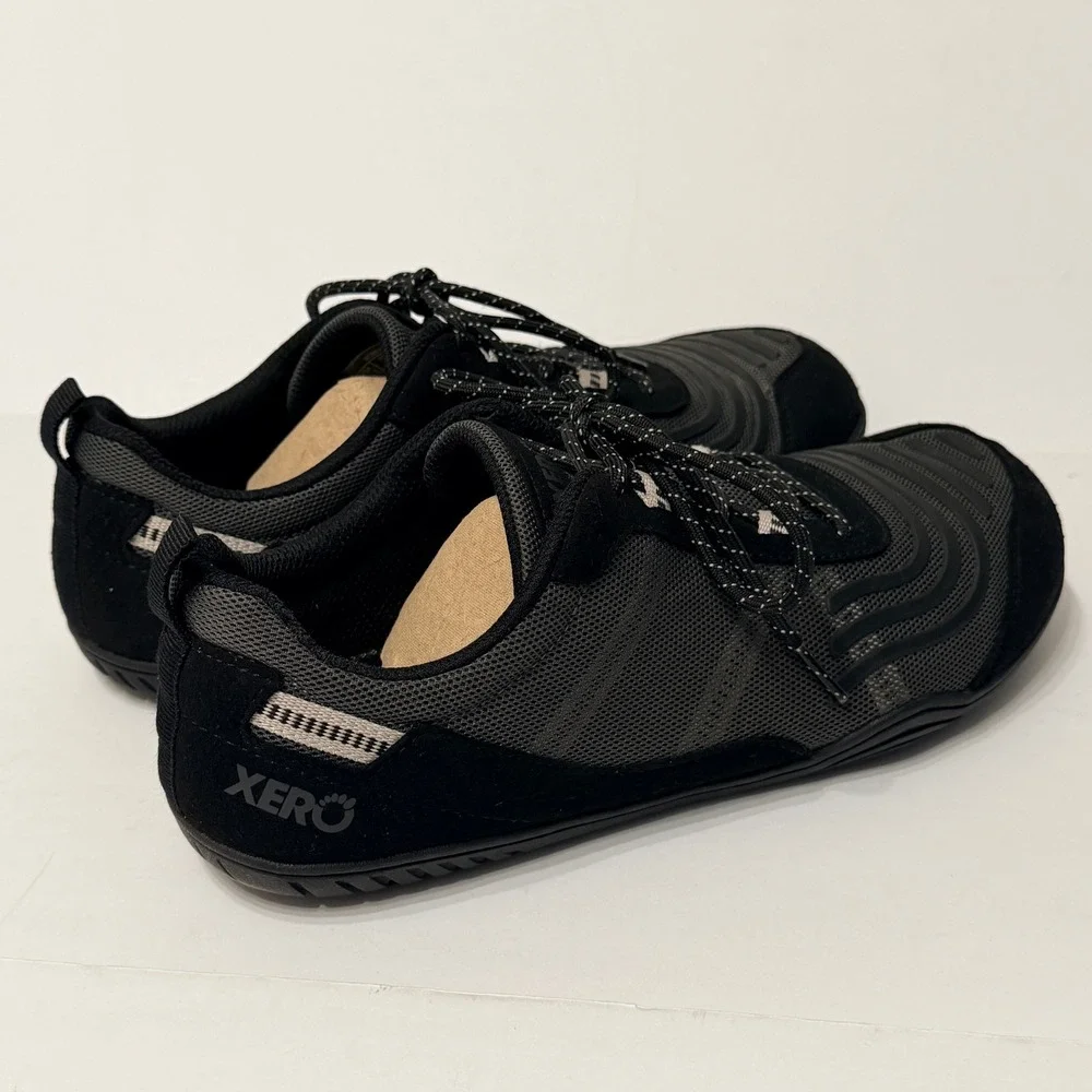 Xero 360 Training Shoes Black Gray Barefoot Minimalist Womens 10.5